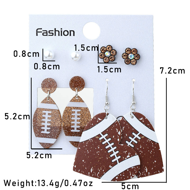 1 Set Handmade Ball Tassel Braid Wood Cotton Rhinestone Drop Earrings display picture 10