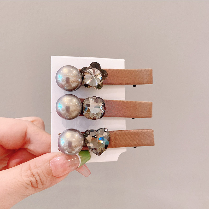 Simple Style Flower Alloy Inlay Rhinestones Hair Clip display picture 5