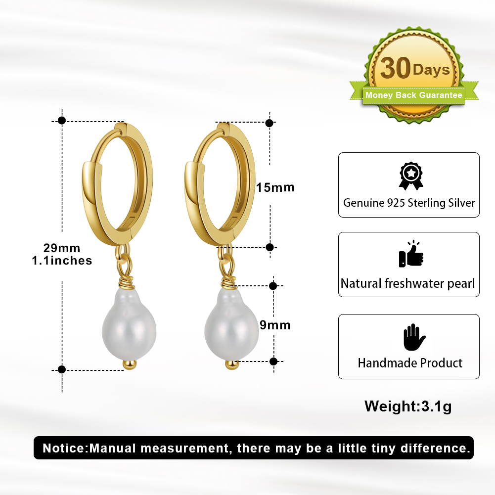 1 Pair Baroque Style Sweet Geometric Color Block Handmade Polishing Plating Freshwater Pearl 14k Gold Plated White Gold Plated Silver Plated Drop Earrings display picture 1