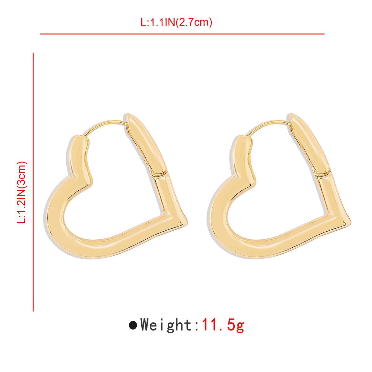 1 Pair Simple Style Solid Color Alloy Iron Drop Earrings display picture 4