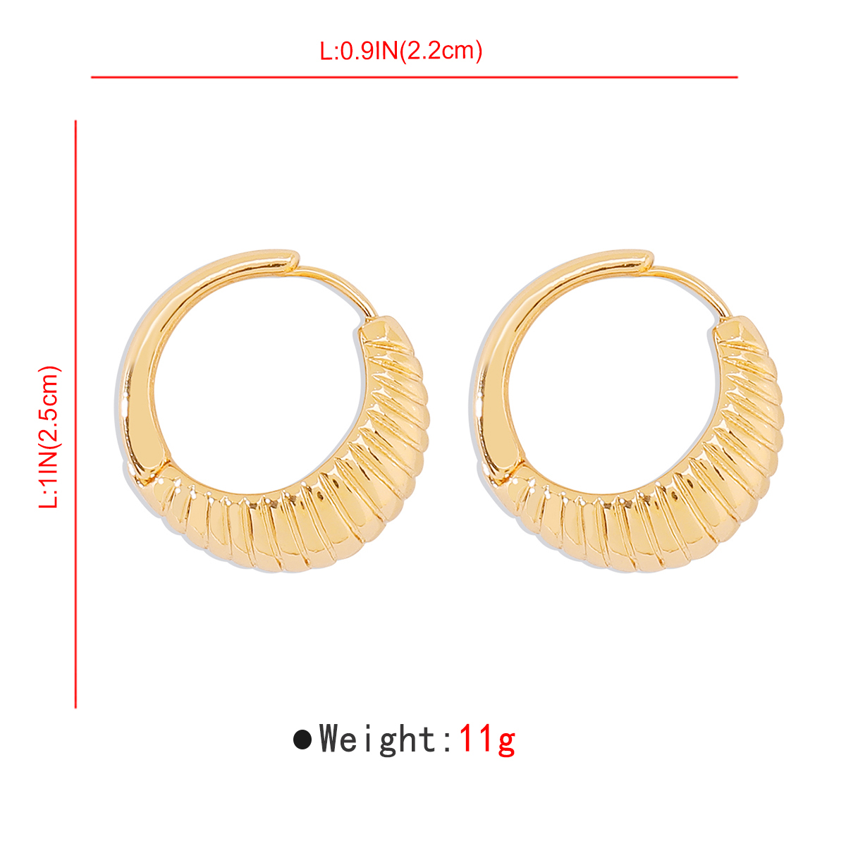 1 Pair Simple Style Solid Color Alloy Iron Drop Earrings display picture 3