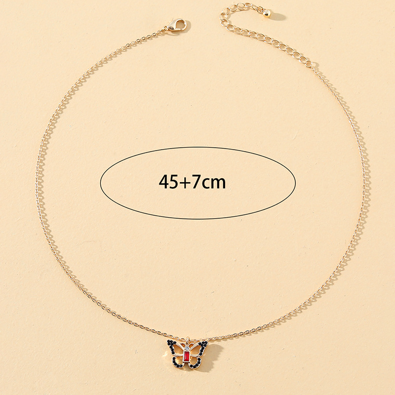 Casual Simple Style Streetwear Butterfly Alloy Wholesale Pendant Necklace display picture 4