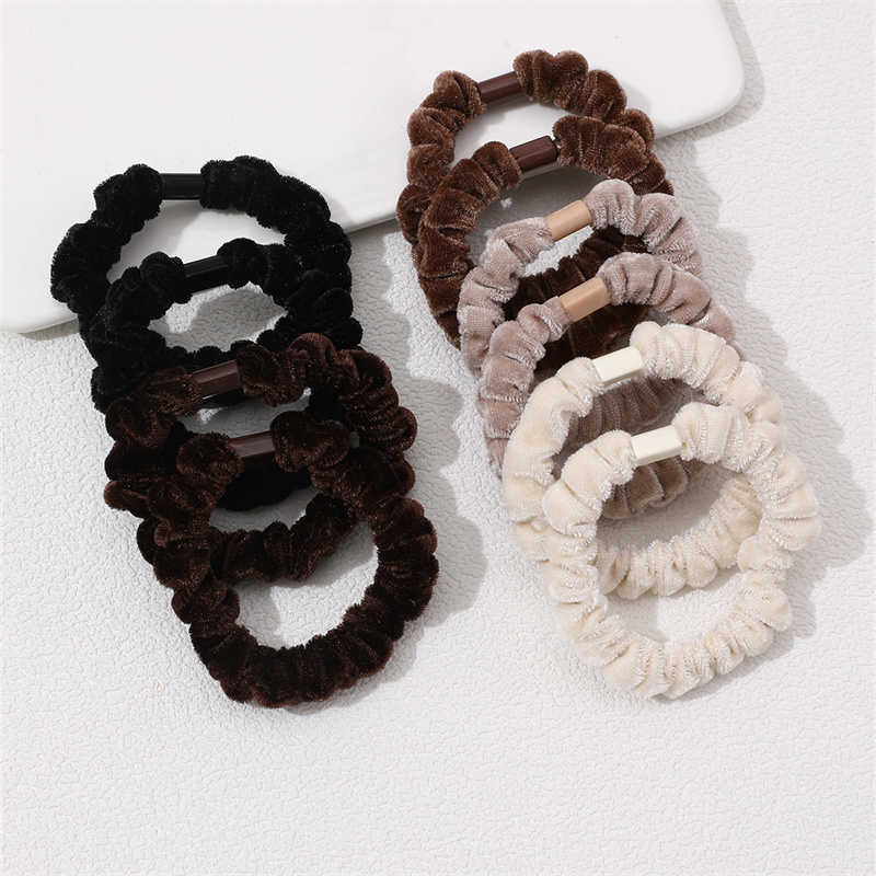 Simple Style Solid Color Cloth Hair Tie display picture 3