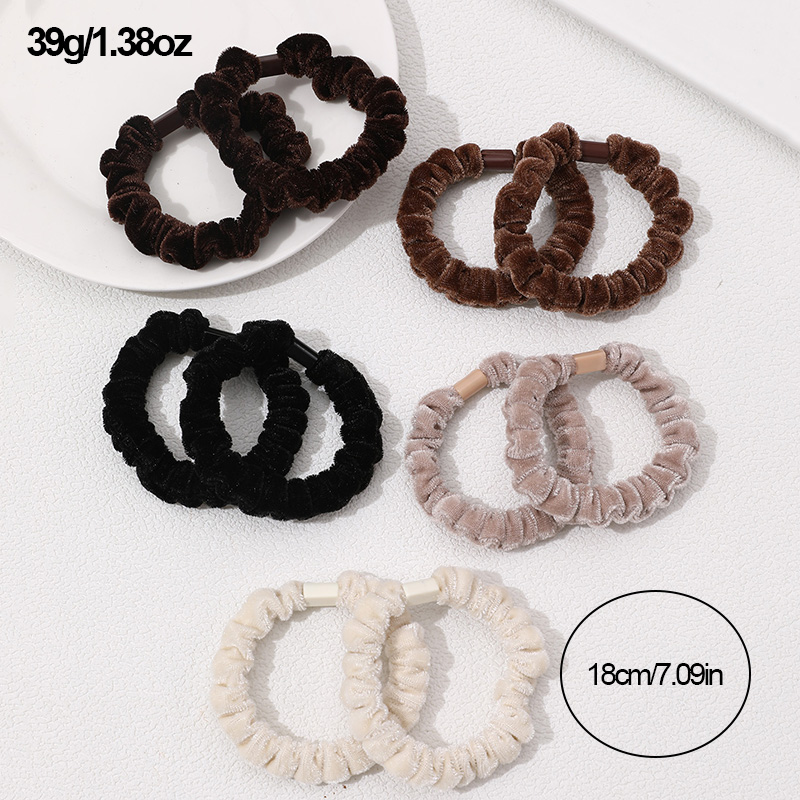 Style Simple Couleur Unie Chiffon Attache-cheveux display picture 6