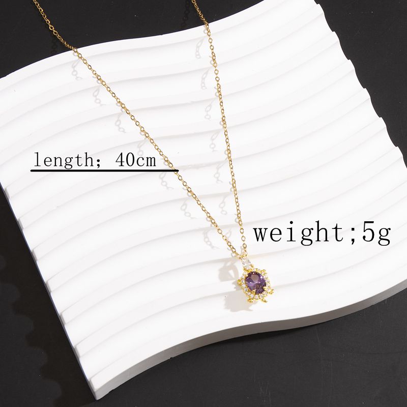Glam Simple Style Classic Style Geometric Sterling Silver Plating Inlay Zircon Gold Plated Silver Plated Pendant Necklace display picture 1
