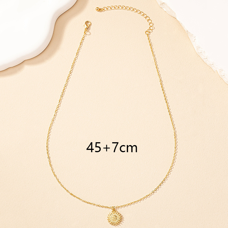 Simple Style Geometric Solid Color Alloy Wholesale Pendant Necklace display picture 1