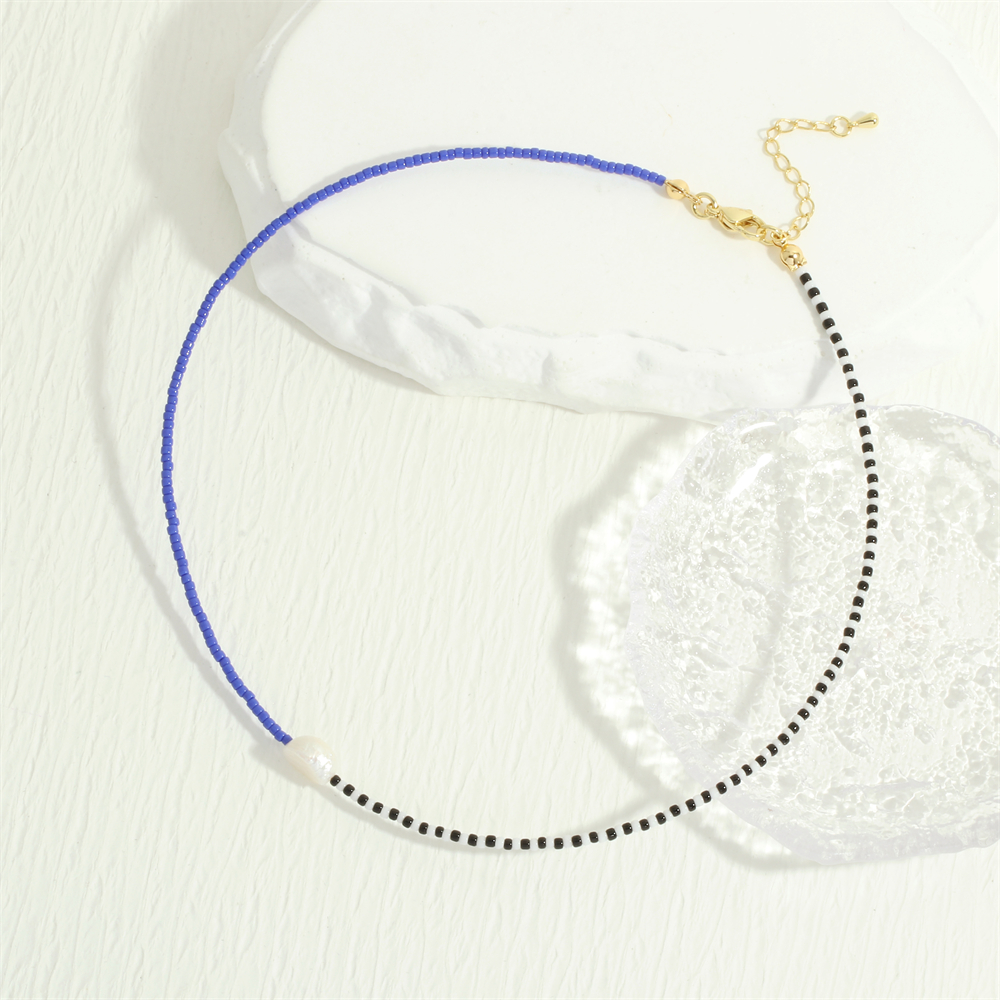 Bohemian Irregular Freshwater Pearl Glass Beaded Plating 18k Gold Plated Women's Choker display picture 10