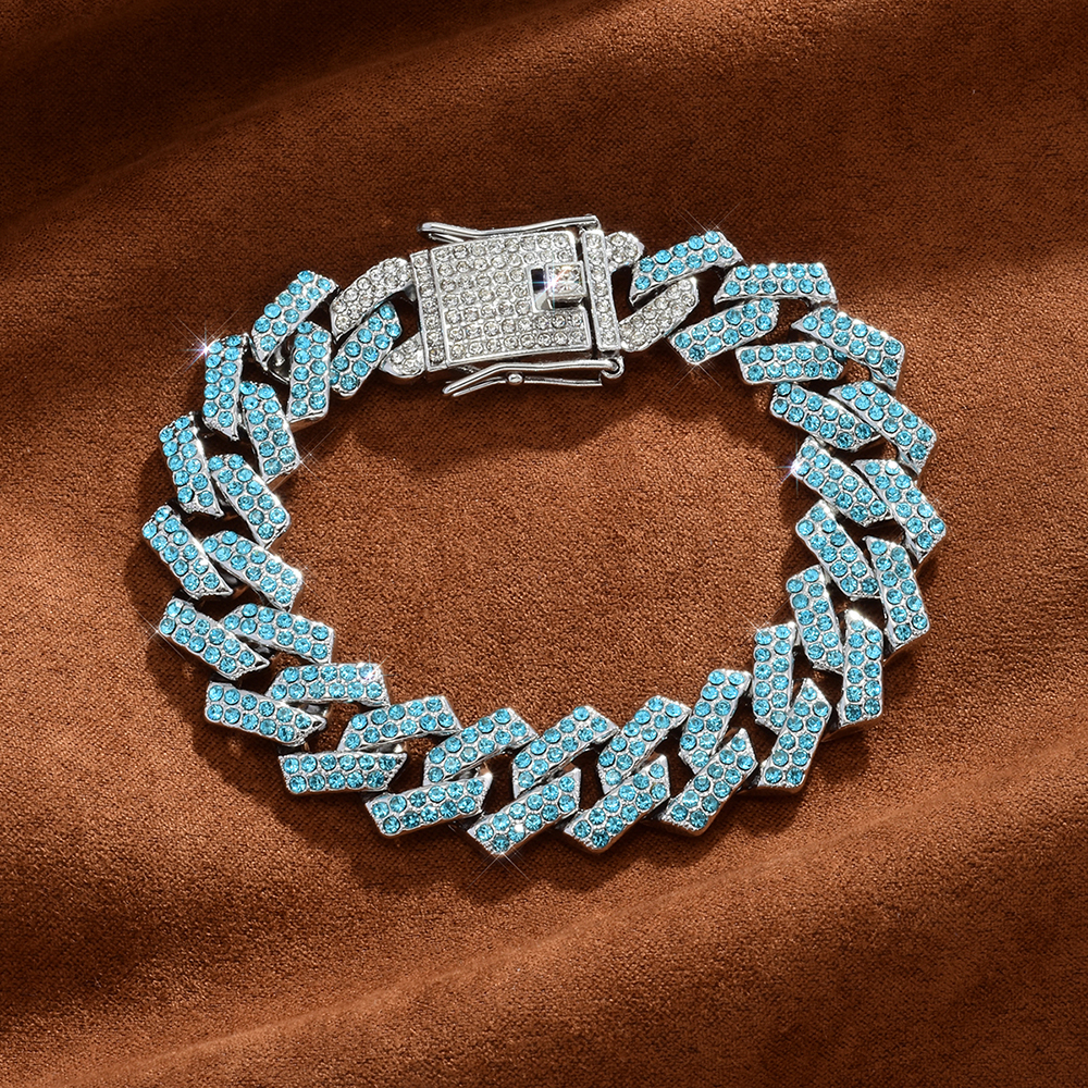 Hip-hop Retro Rock Necklace Alloy Plating Inlay Rhinestones Unisex Bracelets Necklace display picture 6