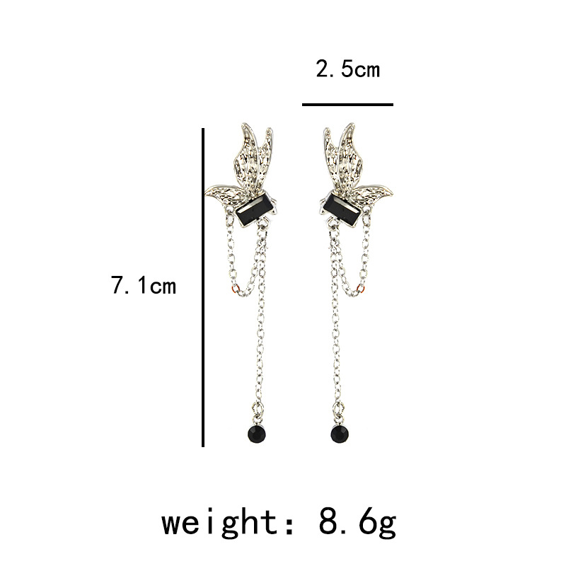 1 Pair Elegant Butterfly Alloy Drop Earrings display picture 1