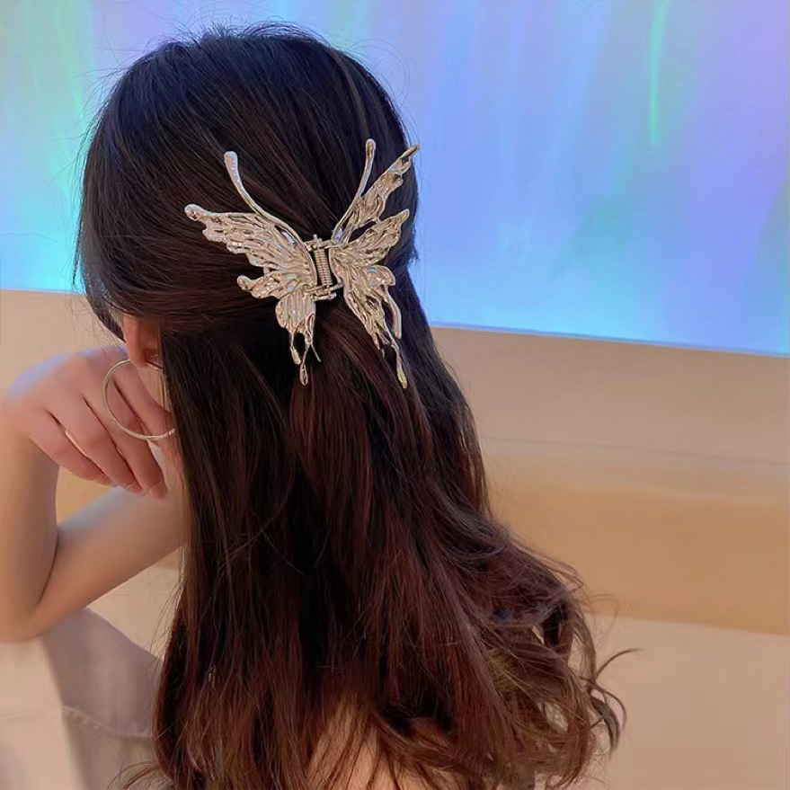 Femmes Style Cool Papillon Alliage Placage Griffes De Cheveux display picture 4