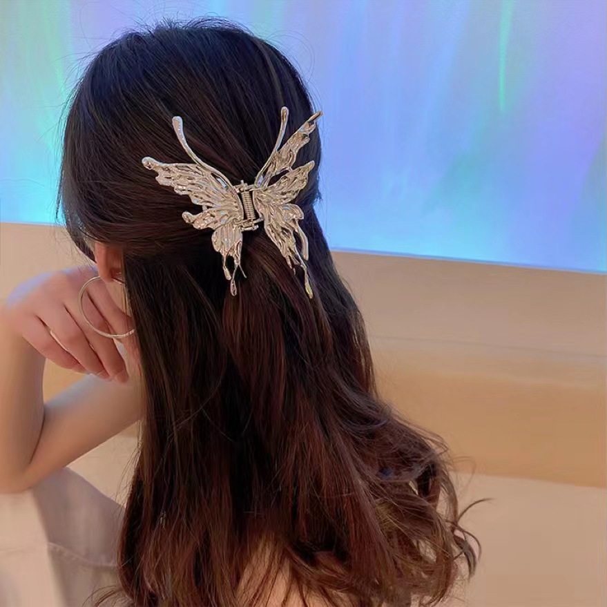 Women's Cool Style Butterfly Alloy Plating Hair Claws display picture 4