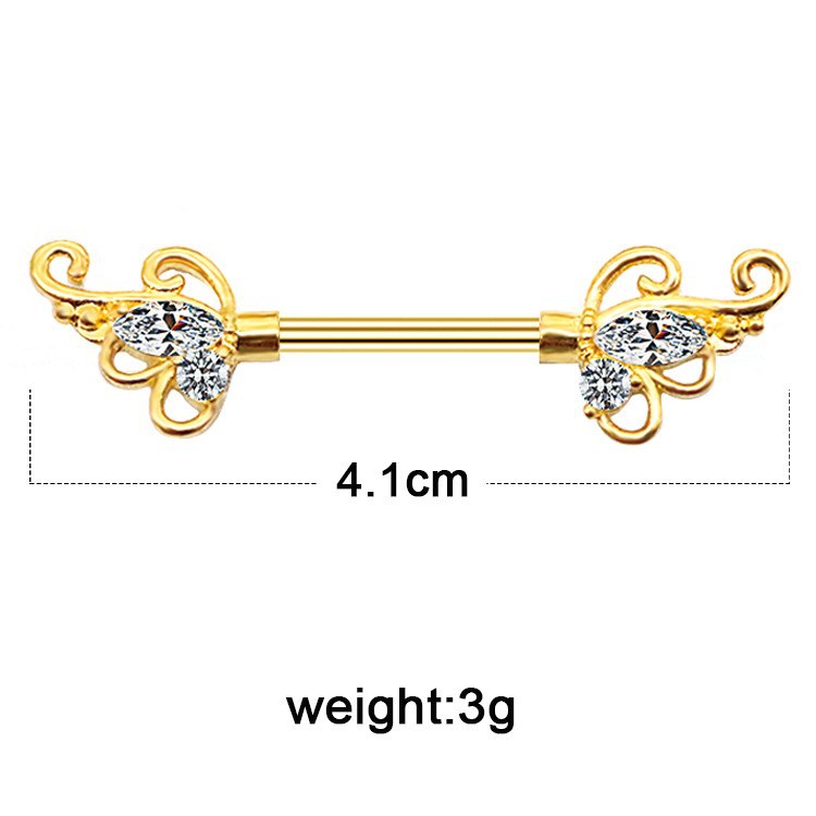 Casual Simple Style Shamrock Heart Shape Lines Alloy Plating Inlay Rhinestones Rose Gold Plated White Gold Plated Gold Plated Chest Ring display picture 12