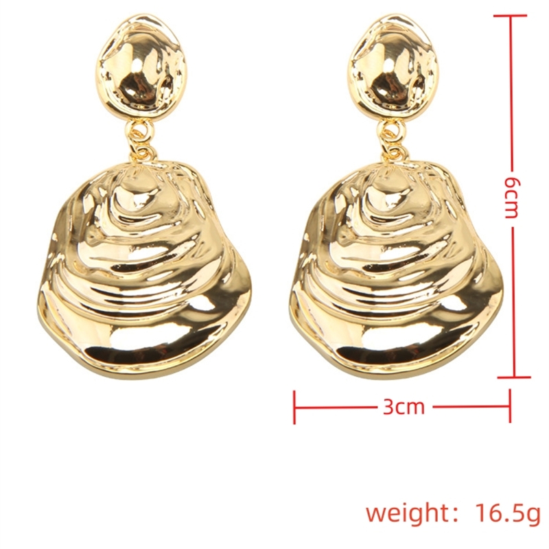 1 Pair Retro French Style Solid Color Plating Alloy Gold Plated Silver Plated Drop Earrings display picture 10