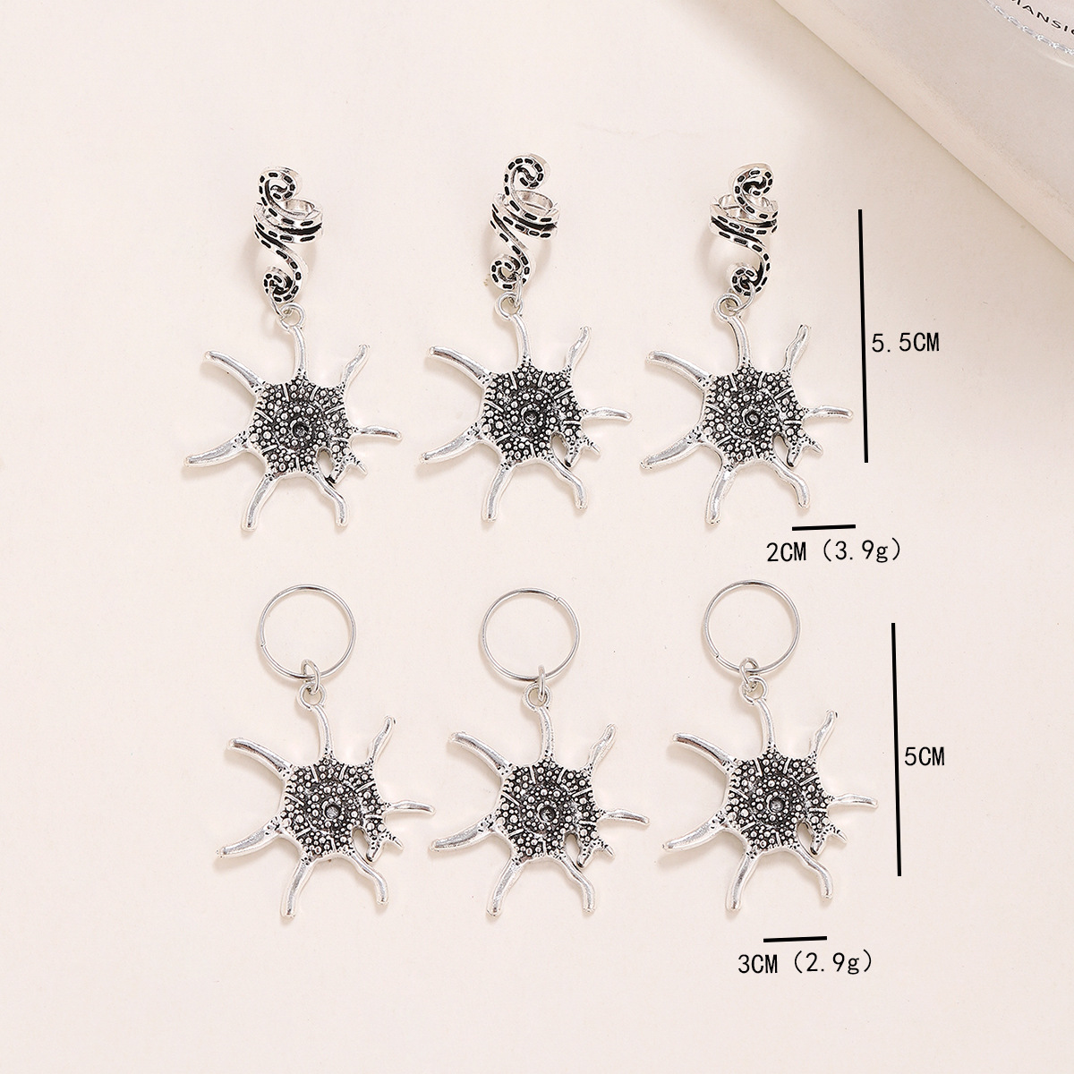 Classic Style Spider Alloy Plating Hair Buckle display picture 1