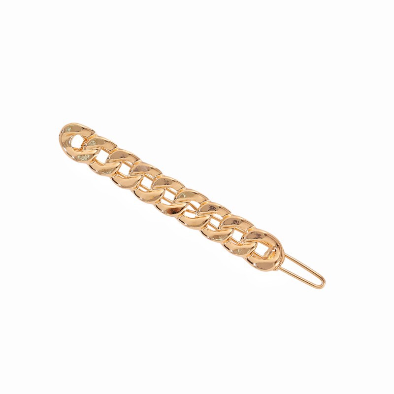 Simple Style Solid Color Zinc Alloy Plating Hair Clip display picture 3