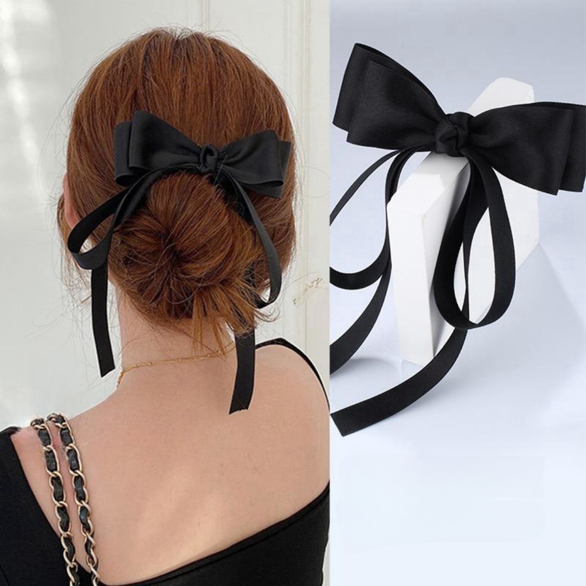 Simple Style Bow Knot Cloth Handmade Hair Clip display picture 3