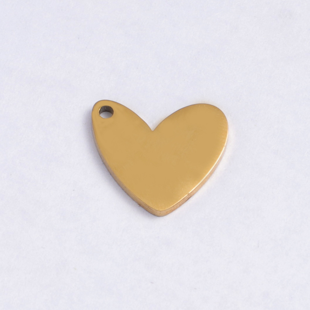 1 Piece Stainless Steel None 18K Gold Plated Heart Shape display picture 2