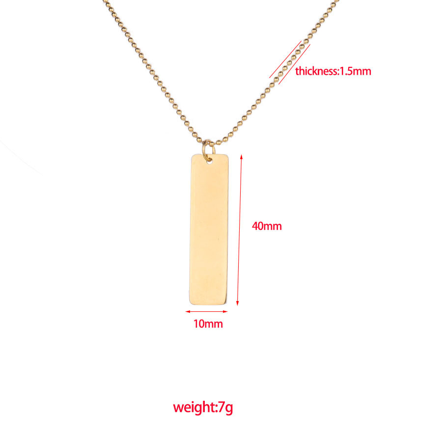 Titan Stahl 18 Karat Vergoldet Einfacher Stil Klassischer Stil Konstellation Keiner Halskette Mit Anhänger display picture 1
