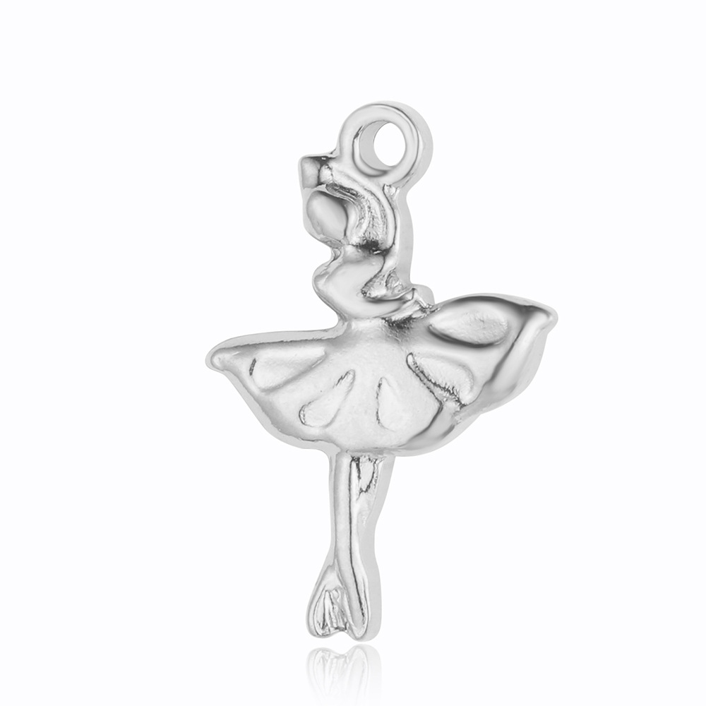 Simple Style Fox Butterfly Stainless Steel Plating Gold Plated Silver Plated Charms Jewelry Accessories display picture 5