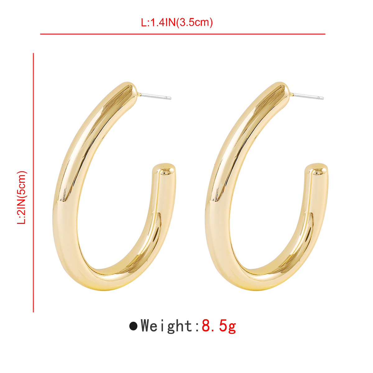 Wholesale Jewelry Modern Style Simple Style Solid Color Plastic Earrings display picture 4