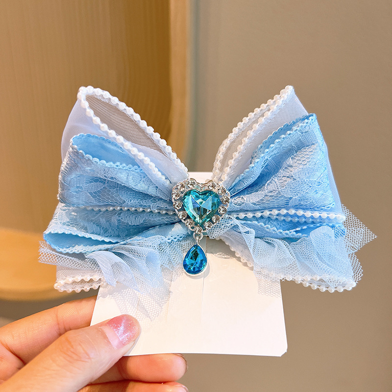 Cute Sweet Bow Knot Cloth Hair Clip display picture 1