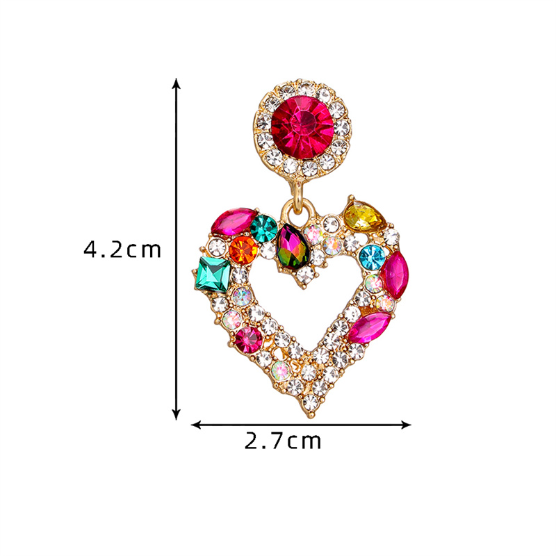 1 Paire Classique Style Vintage Exagéré L'oeil Du Diable Placage Incruster Alliage Perle Zircon Boucles D'oreilles display picture 16