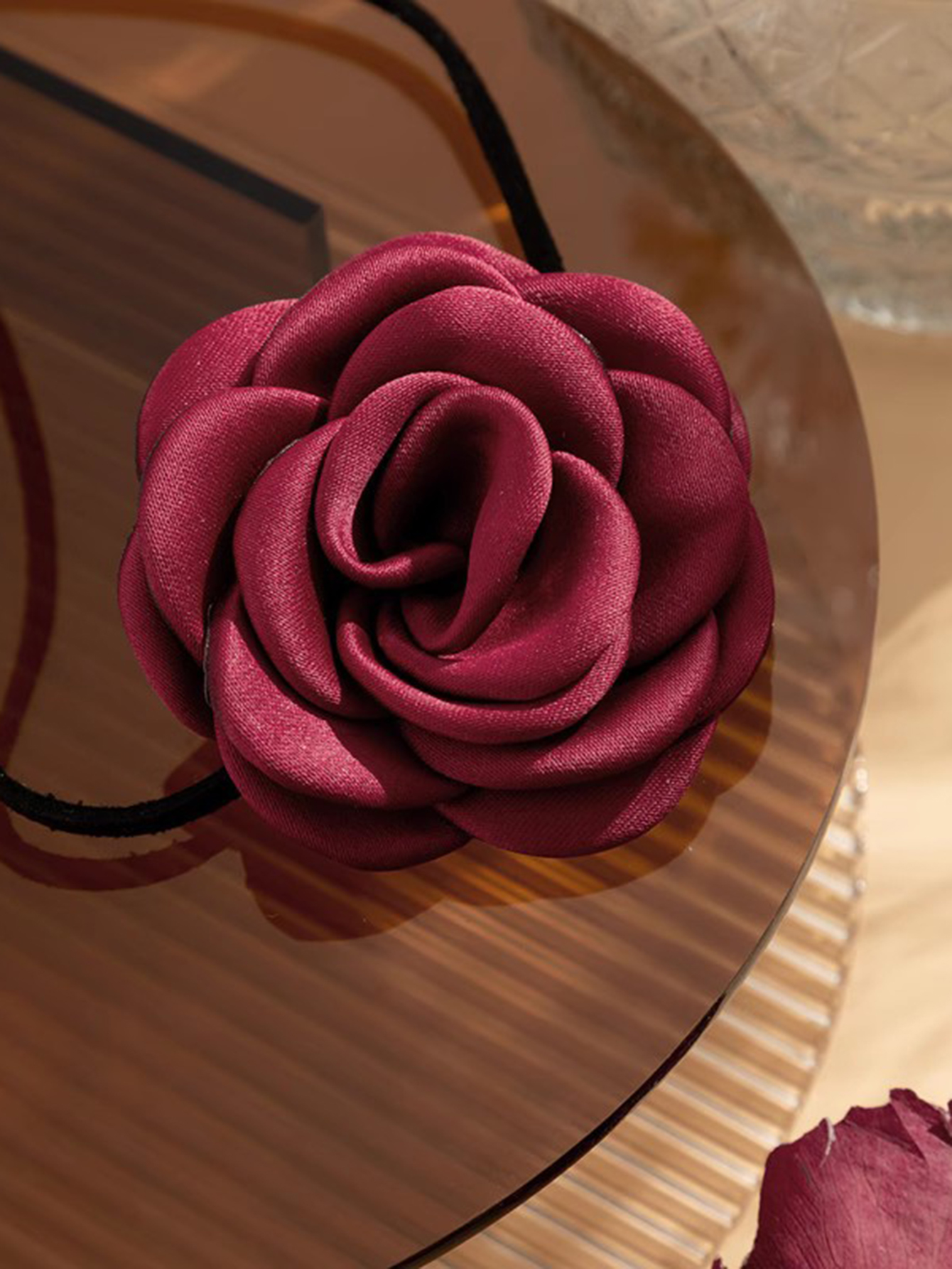 Classique Romantique Fleur Chiffon Femmes Collier display picture 5