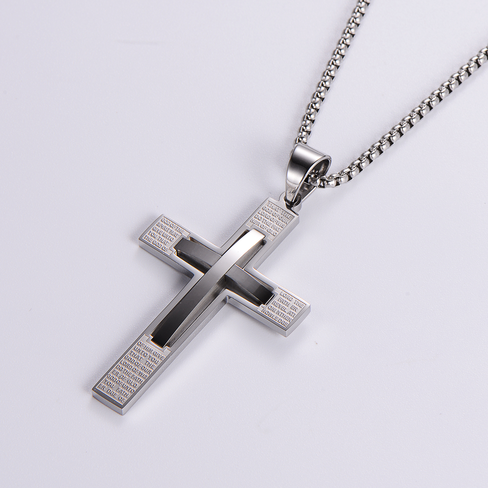 Vintage Style Cross 304 Stainless Steel Plating 18K Gold Plated Unisex display picture 6