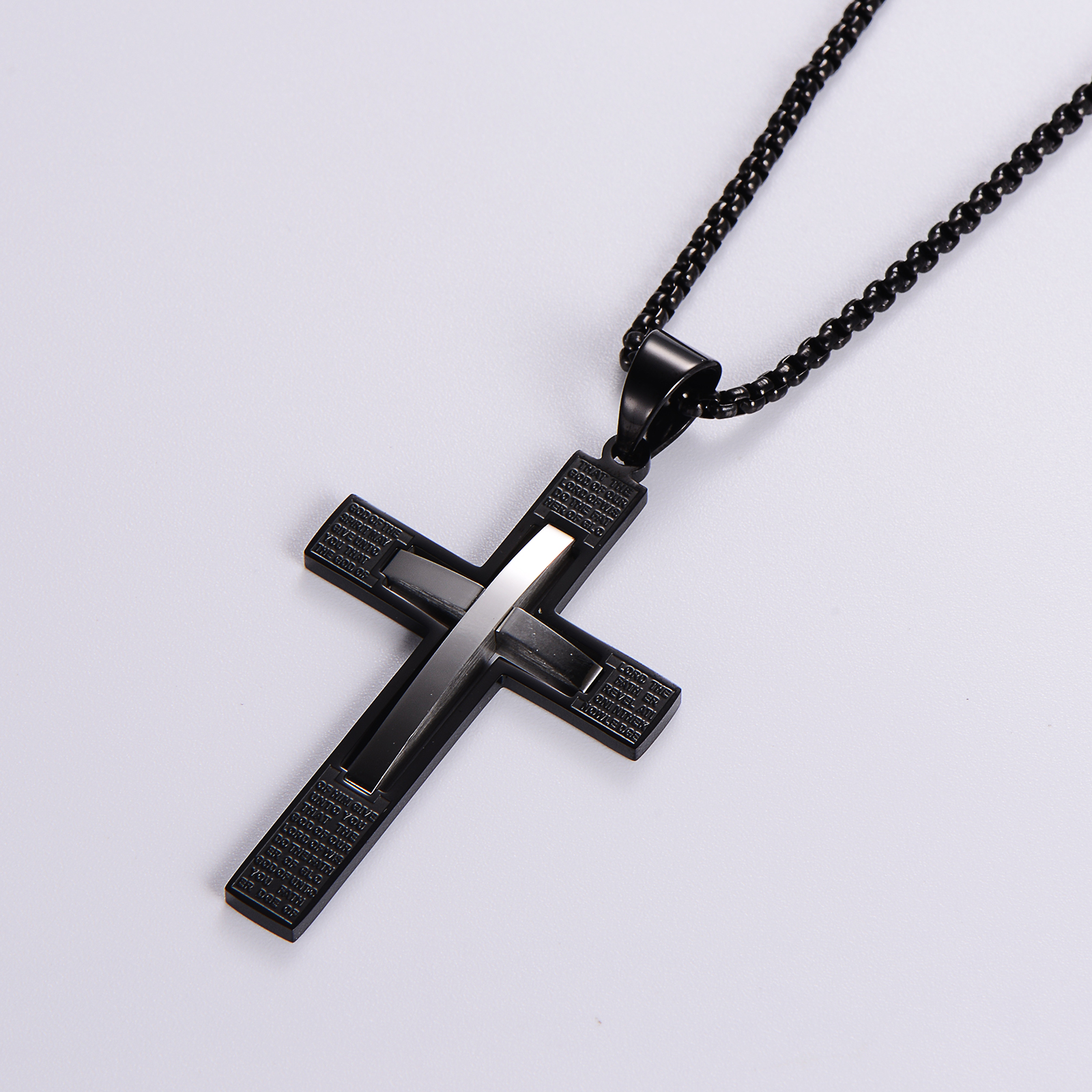 Vintage Style Cross 304 Stainless Steel Plating 18K Gold Plated Unisex display picture 5