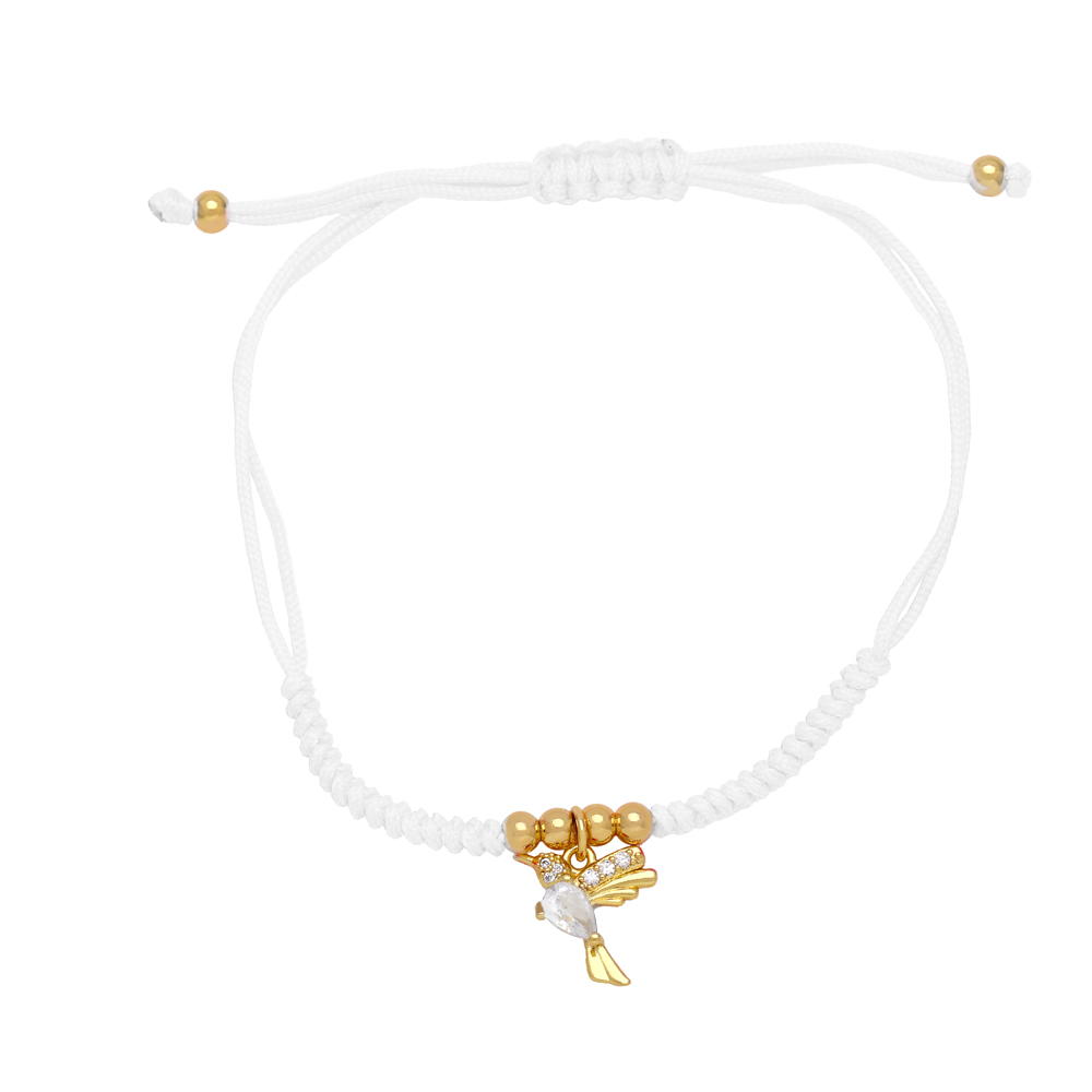 Simple Style Bird Rope Copper Plating Inlay Zircon 18k Gold Plated Bracelets display picture 5
