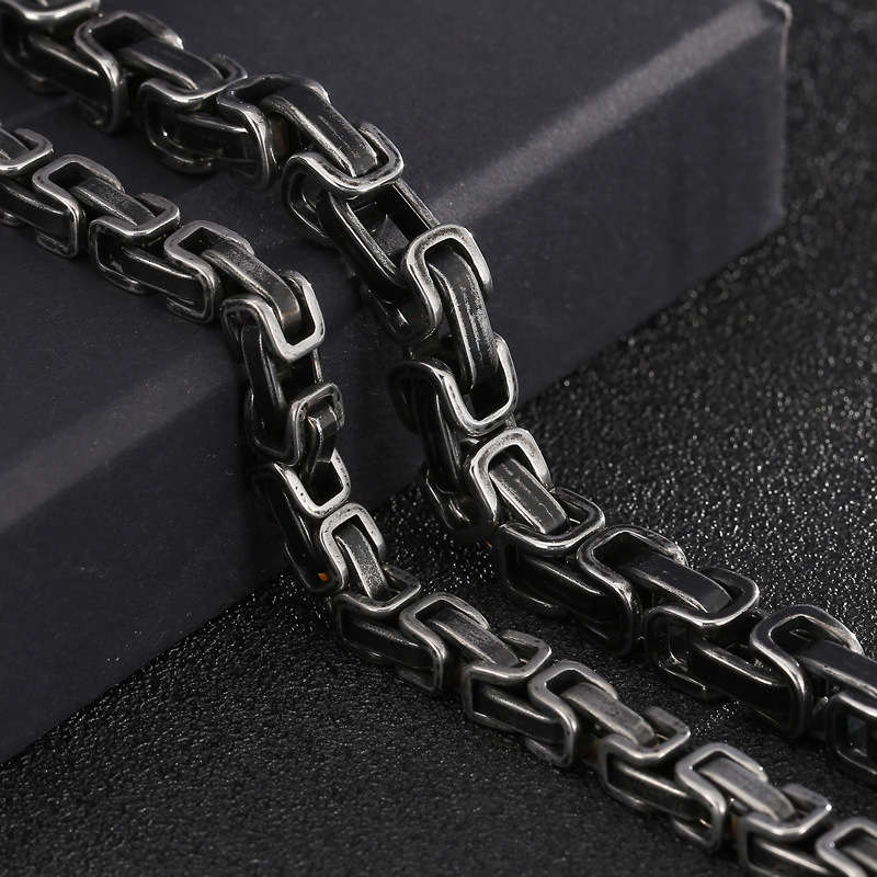Punk Geometric Titanium Steel Men's Bracelets display picture 1