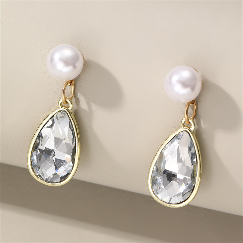 1 Pair Elegant Cute Star Heart Shape Inlay Alloy Rhinestones Drop Earrings display picture 52