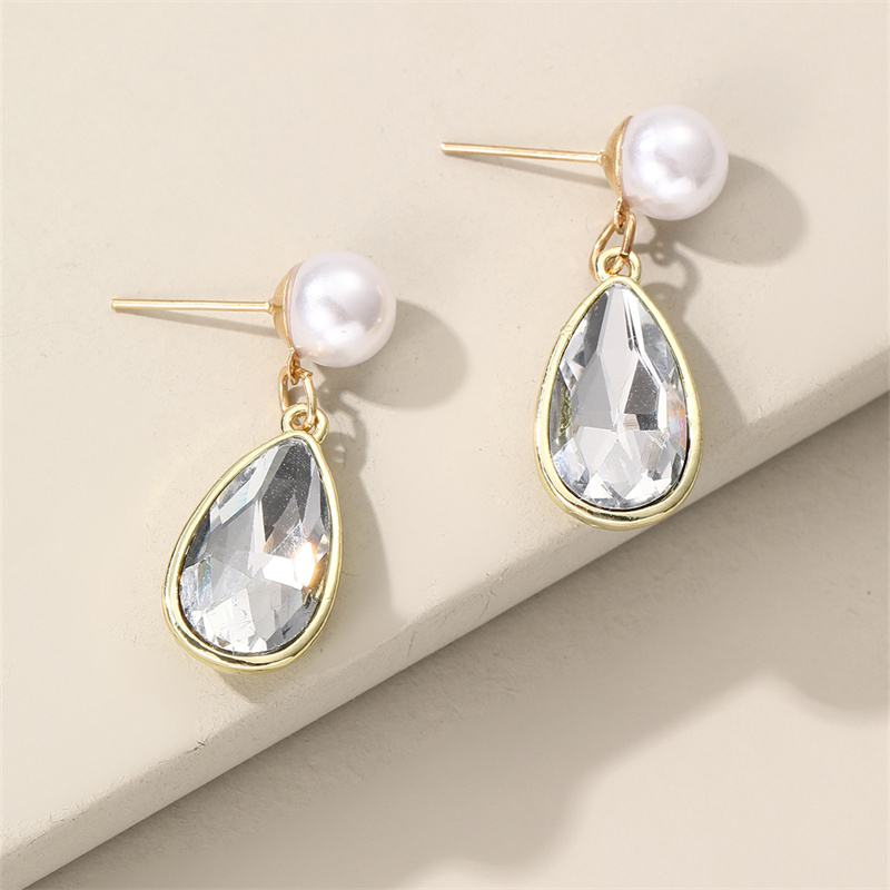 1 Pair Elegant Cute Star Heart Shape Inlay Alloy Rhinestones Drop Earrings display picture 53