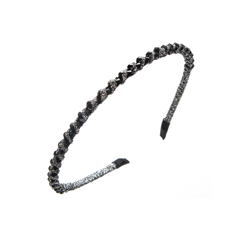 Casual Round Alloy Crystal Hair Band display picture 15