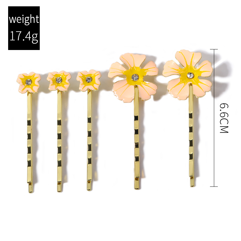 Sweet Flower Alloy Hair Clip display picture 5