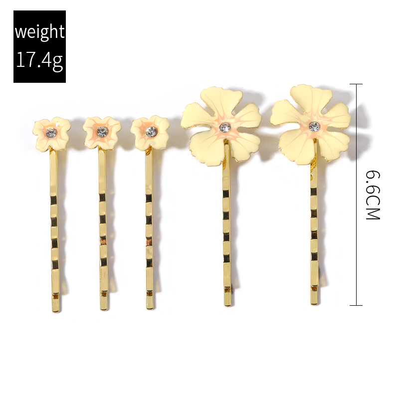 Sweet Flower Alloy Hair Clip display picture 4