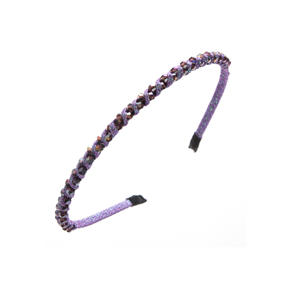 Casual Round Alloy Crystal Hair Band display picture 6