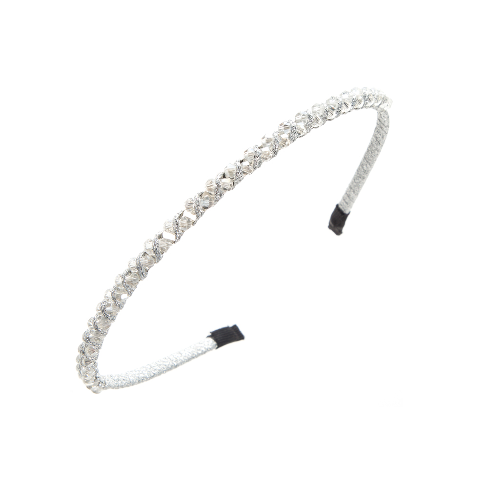 Casual Round Alloy Crystal Hair Band display picture 3