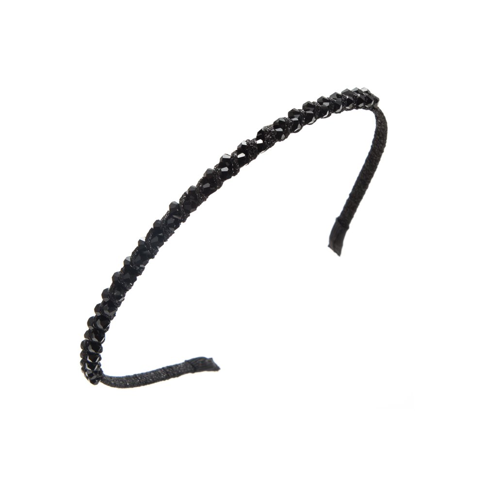 Casual Round Alloy Crystal Hair Band display picture 11