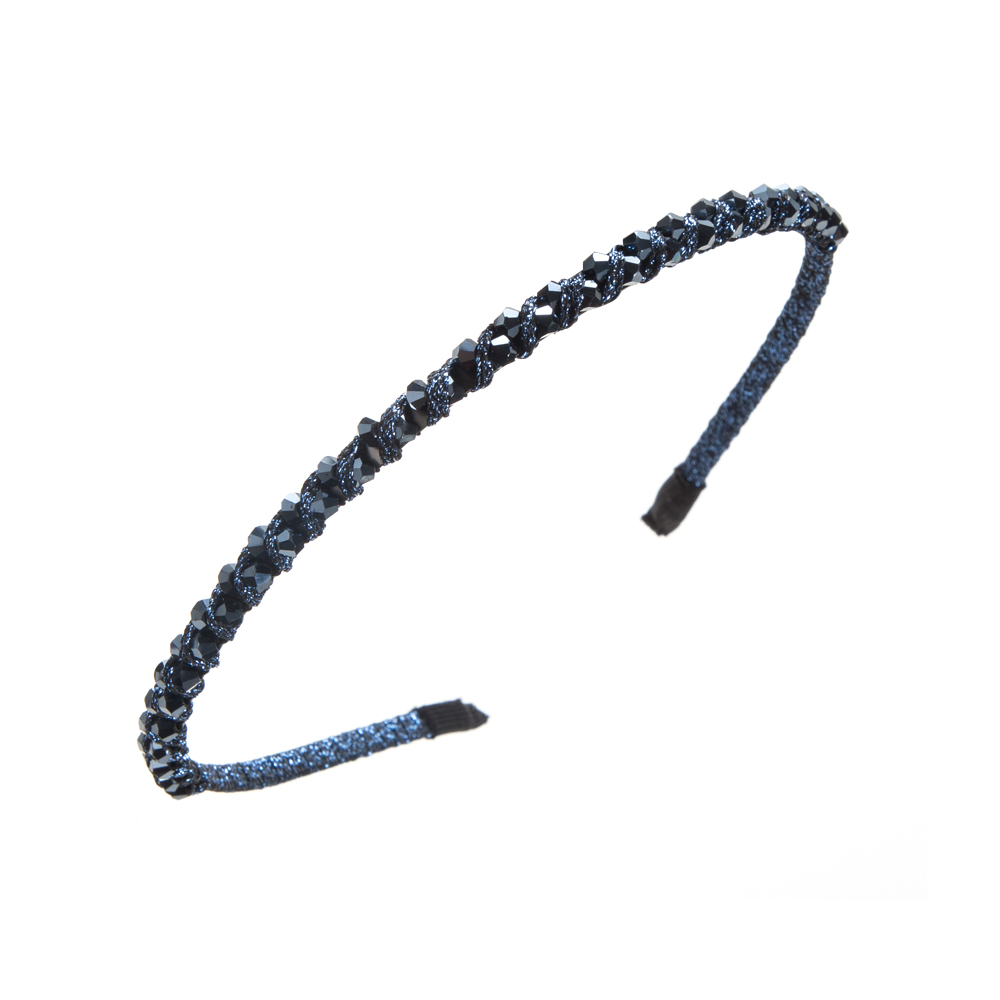 Casual Round Alloy Crystal Hair Band display picture 4