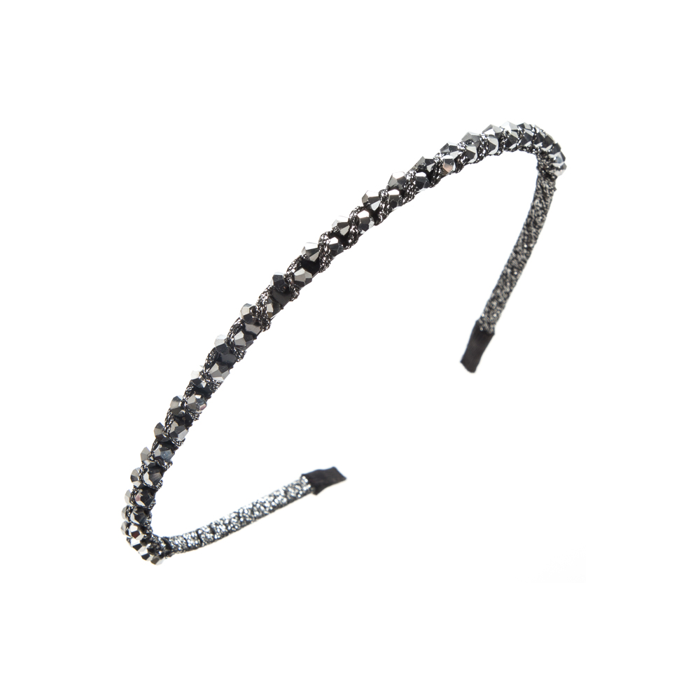 Casual Round Alloy Crystal Hair Band display picture 9
