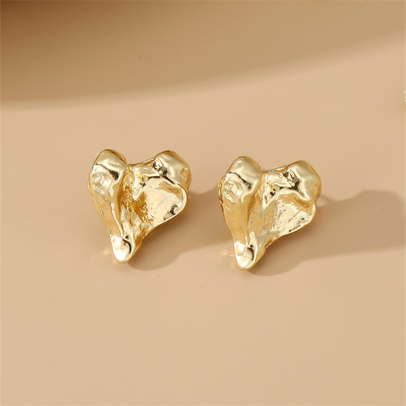 1 Pair Cute Sweet Heart Shape Butterfly Beaded Hollow Out Alloy Ear Studs display picture 71