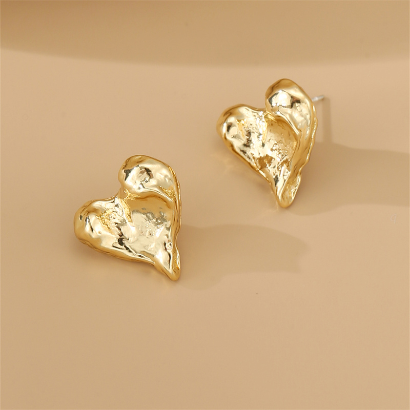 1 Pair Cute Sweet Heart Shape Butterfly Beaded Hollow Out Alloy Ear Studs display picture 69