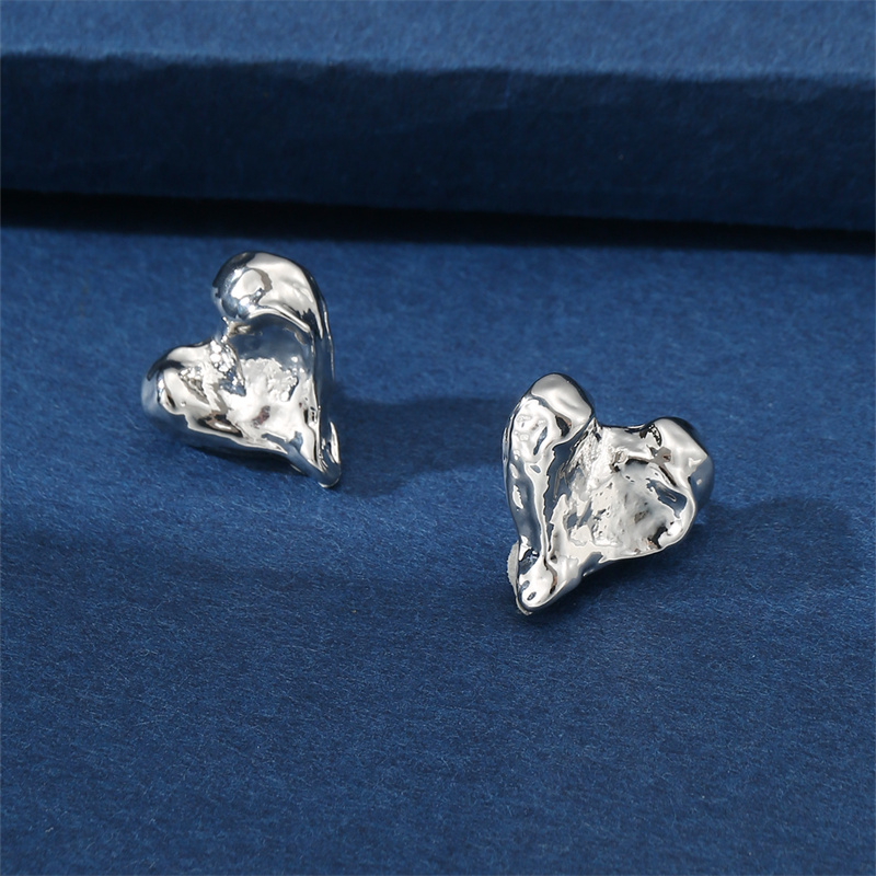 1 Pair Cute Sweet Heart Shape Butterfly Beaded Hollow Out Alloy Ear Studs display picture 77