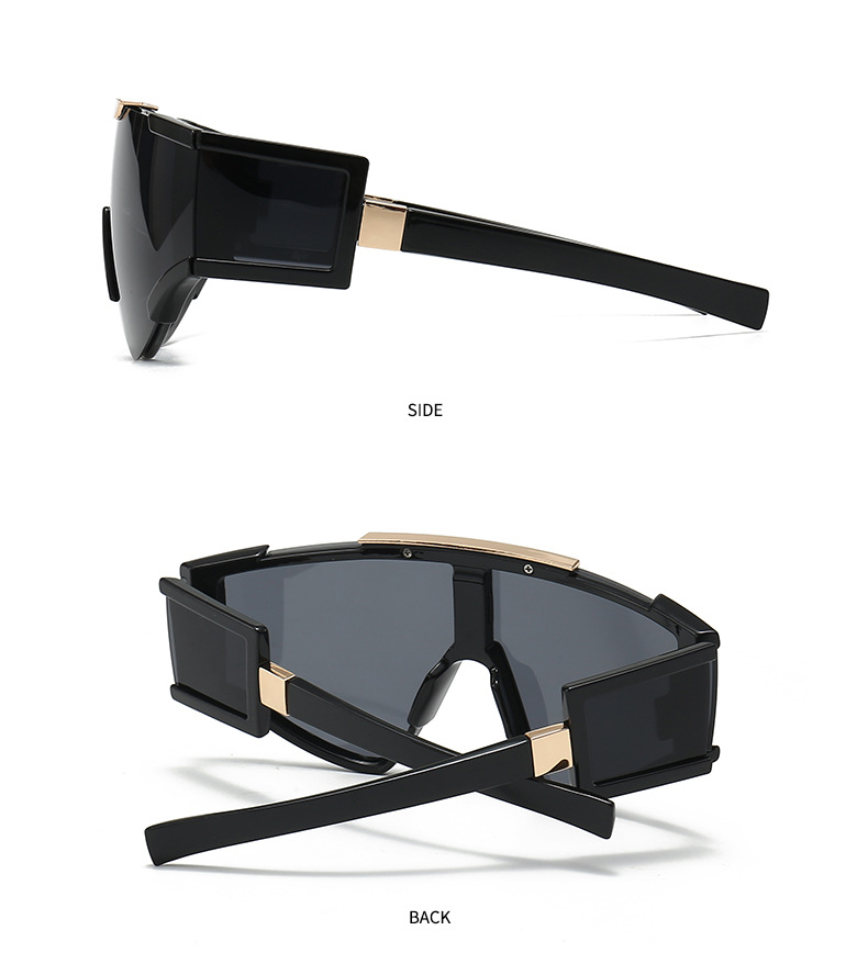 Simple Style Color Block Pc Special-shaped Mirror Half Frame Glasses display picture 2
