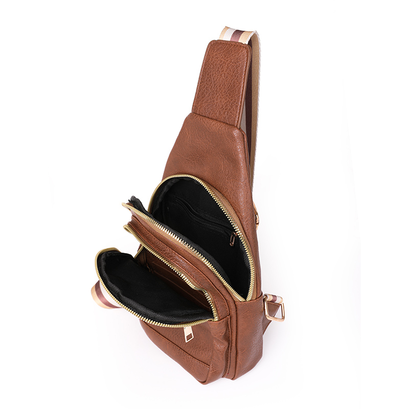 Women's Sports Solid Color Pu Leather Waist Bags display picture 6