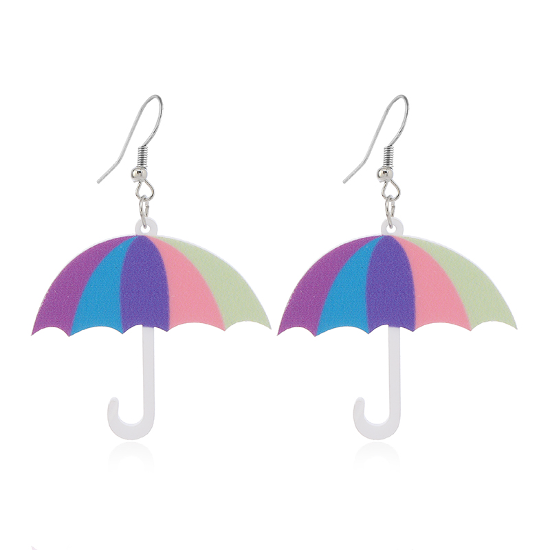 1 Pair Casual Elegant Vacation Letter Cake Arylic Drop Earrings display picture 27