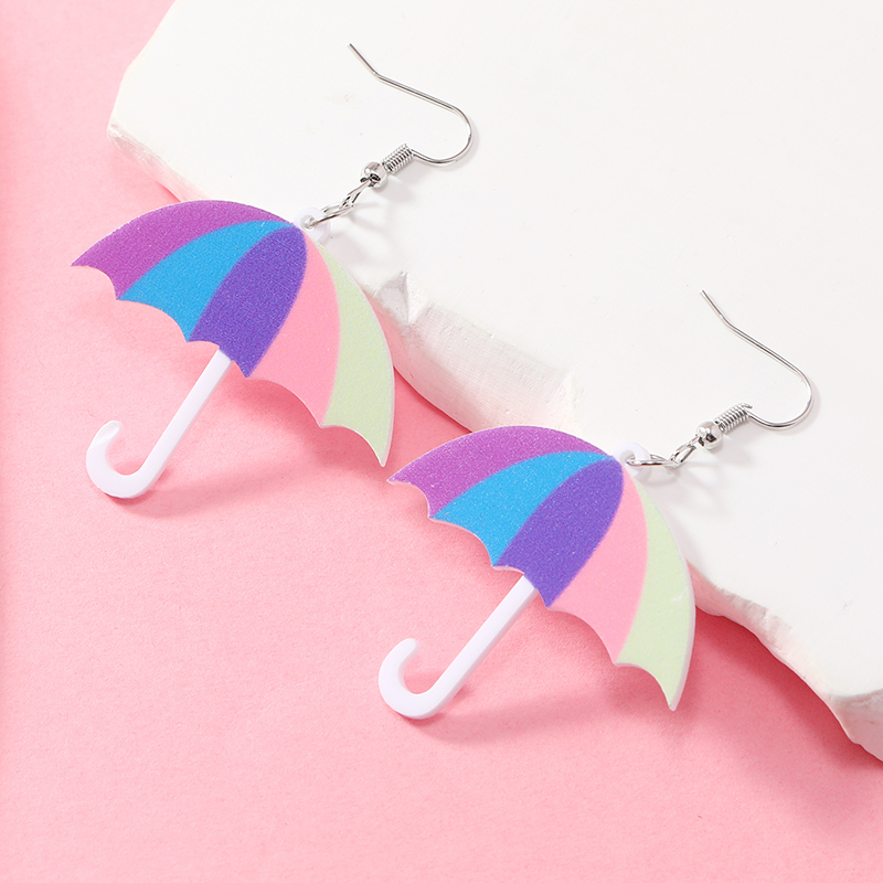 1 Pair Casual Elegant Vacation Letter Cake Arylic Drop Earrings display picture 30