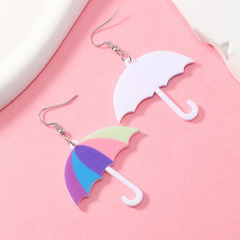 1 Pair Casual Elegant Vacation Letter Cake Arylic Drop Earrings display picture 29