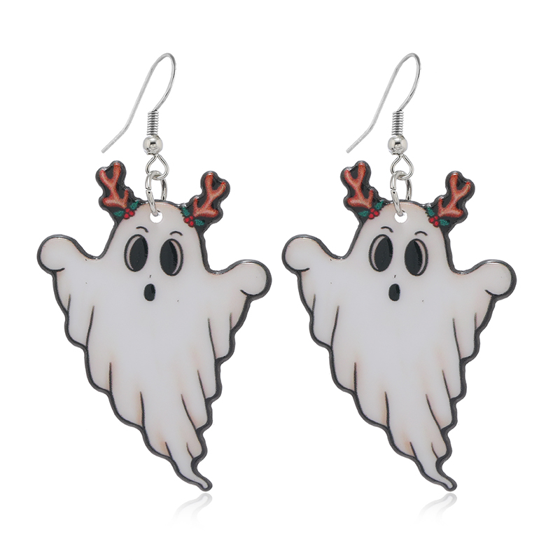 1 Pair Funny Ghost Arylic Earrings display picture 11